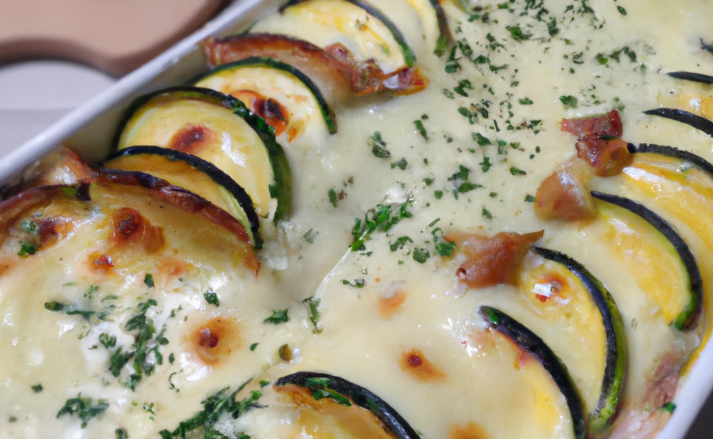 Recette Gratin De Courgettes Aux Deux Fromages G