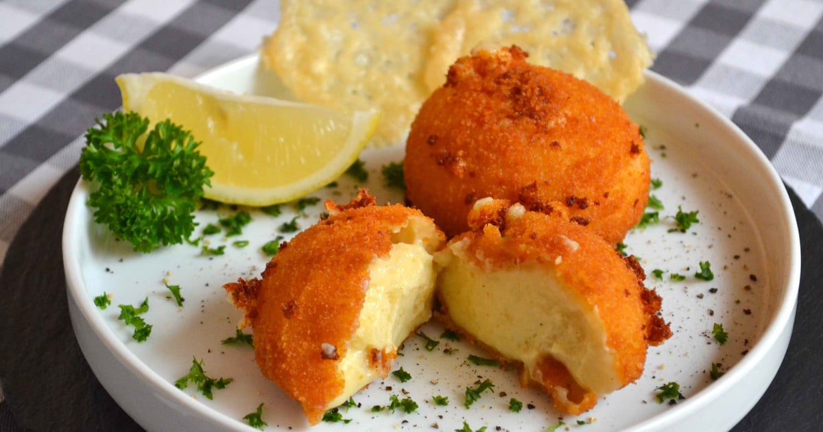 Recette Croquettes au fromage et tuiles de parmesan 750g