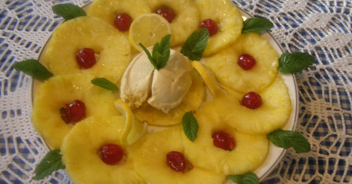 Recette - Carpaccio d'ananas | 750g