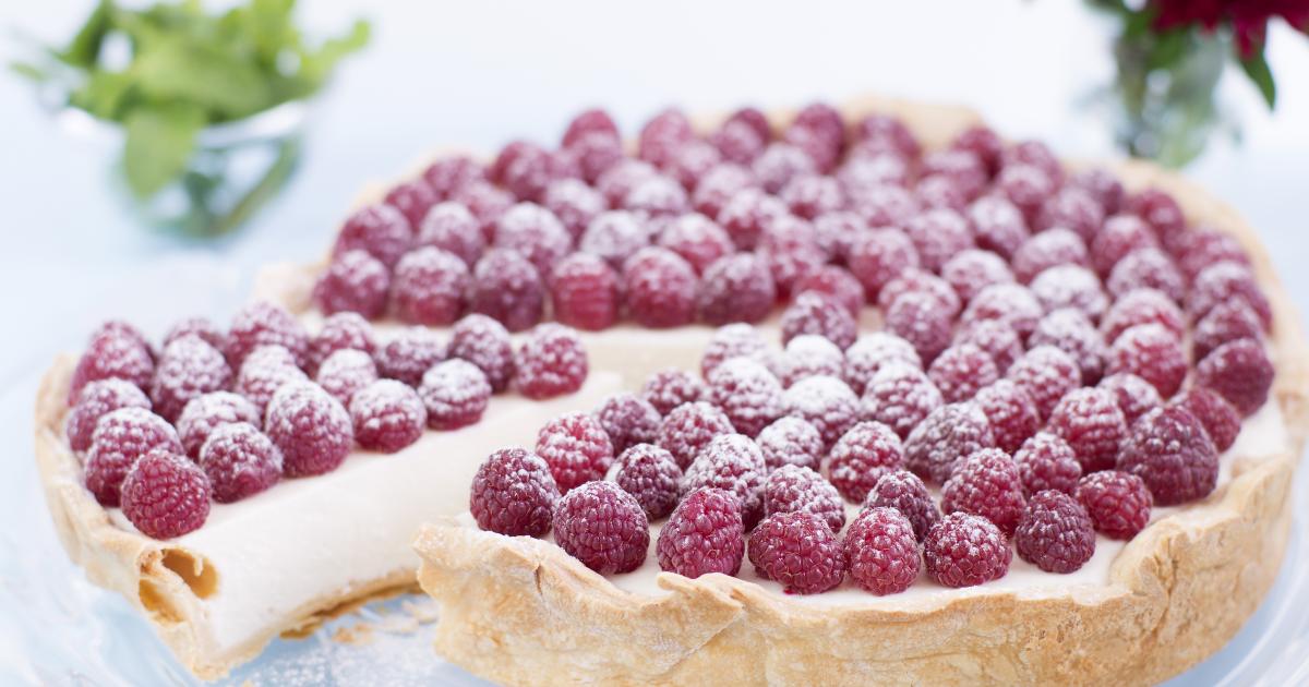 Recettes de tarte aux framboises La sélection de 750g