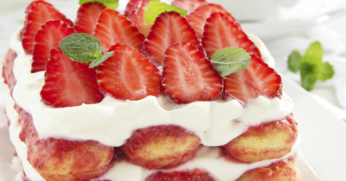 recette tiramisu aux fraises pour 12 personnes