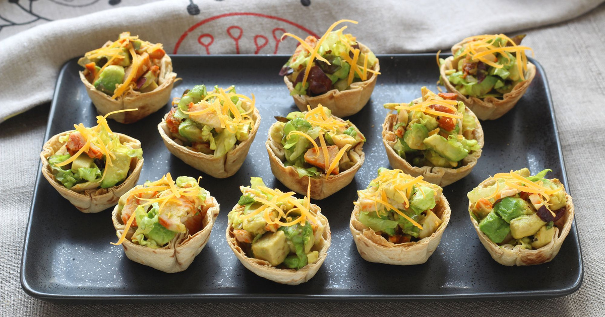 APERO SO CHIC avec ces mini tortilla cups avocat et poulet 9 photos
