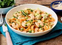 SALADE DE CREVETTES ET SAUCE CACAHUÈTES