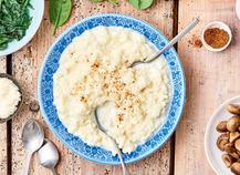 RIZ AU LAIT, ÉPINARDS ET PARMESAN