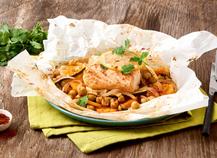 PAPILLOTES DE POISSON AUX LÉGUMES