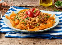 SALADE DE LENTILLES CORAIL AU LAIT DE COCO