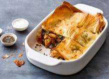 Mille Feuille d'aubergine