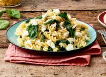 FUSILLI ÉPINARDS, GORGONZOLA
