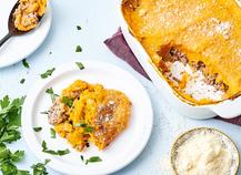 GRATIN DE PATATE DOUCE, HACHIS DE BŒUF
