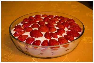 recette tiramisu fraises pour 8 personnes