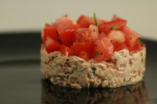 Recette Tartare De Tomates Aux Rillettes De Thon G