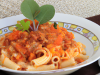 Pasta à la bolognaise végétarienne