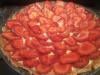 Tarte aux fraises traditionnelle à la crème pâtissière