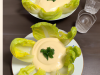 Crème d'endives en île flottante