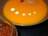 Soupe courge butternut - pate de curry rouge