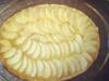 Tarte aux pommes avec sa couverture vanillée