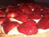 Tarte aux fraises traditionnelle à la crème pâtissière