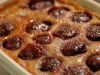 Clafoutis caramélisé aux cerises flambées