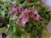 Jambon cru en salade