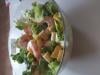 Salade exotique aux crevettes