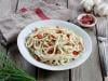 <p>Spaghetti 3 minuti &agrave; la cr&egrave;me express de champignons. Silvia Santucci</p>
<p>&nbsp;</p>