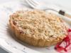 Tarte rhubarbe amandine en crumble