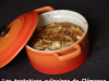 Cocotte de clafoutis pomme, amande, pralin