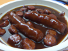 Saucisses sauce au vin