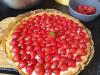 Tarte aux fraises traditionnelle à la crème pâtissière