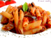 Penne à la sauce tomate & aux aubergines