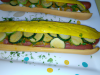 Hot dog original de courgettes