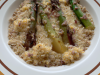 Quinoa aux asperges façon risotto et sa crème d'artichaut