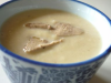 Soupe de céleri au foie gras