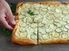 Tarte filo aux courgettes