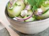 Salade de courgettes à la féta et menthe fraîche