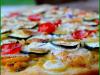 Une pizza 2 courgettes, fromage de brebis