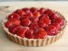 Tarte aux fraises traditionnelle à la crème pâtissière