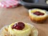 Cheesecakes à la confiture de framboises Bonne Maman