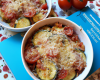 Crumble de courgettes et tomates au parmesan