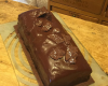 Bûche croustillante au chocolat