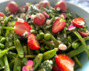 Salade de mange-tout aux fraises