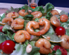 Salade de crevettes au gingembre