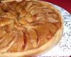 Tarte aux pommes sur lit de compote pomme-vanille-tonka