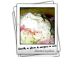 Chantilly et galette de courgette au cumin, allumettes de jambon