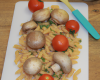 Macaronis tomates et champignons