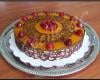 Entremets passion-framboise