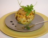 Mini chou-fleur farci au cabillaud, curry et mimolette... comme un gratin