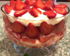 Trifle à la fraise version '"Light"