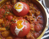 Tajine de tomates et d'œufs