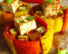 Poivrons farcis au tofu